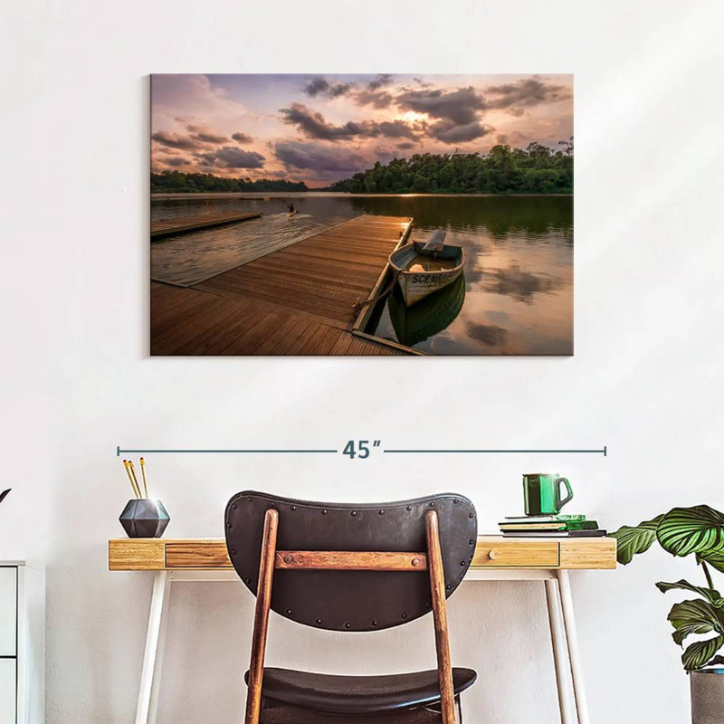 MacRitchie Reservoir Dock, 26" H x 39" W