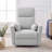 Rotating Massage Recliner with Ring-style Armrests – Single-seat Sofa with Massage Functions, Armrest Pillows,and Side Pockets,Suitable for Living Rooms,Bedrooms,Home Theaters,and Offices-462402435