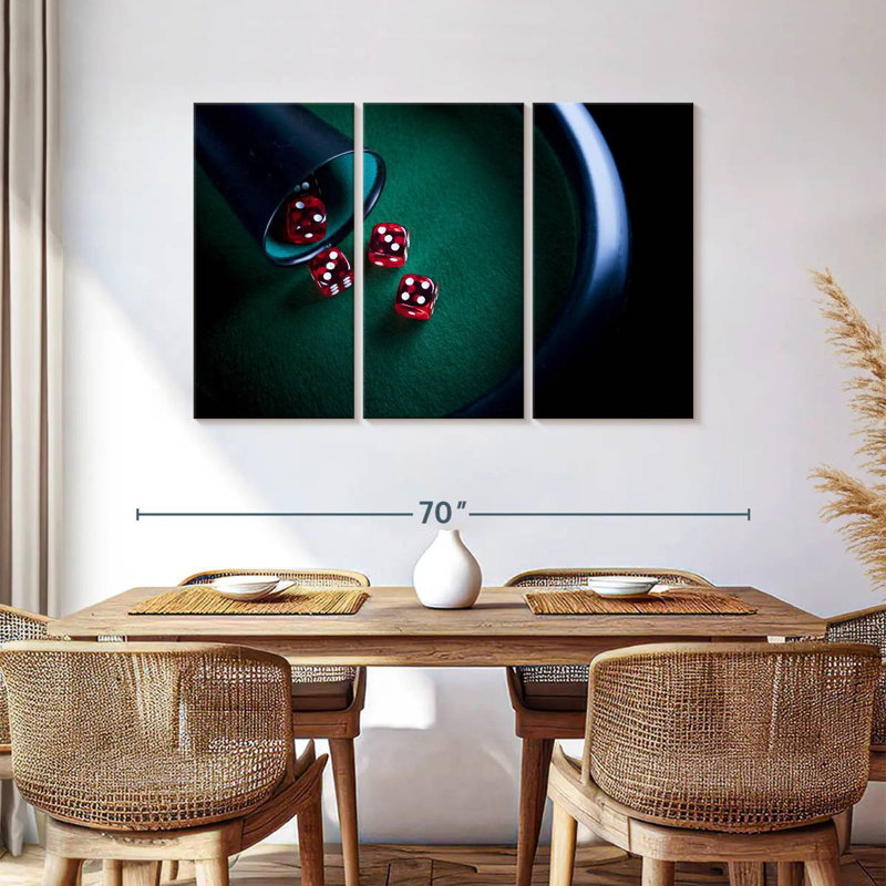Senne Poker Dice, 36" H x 57" W