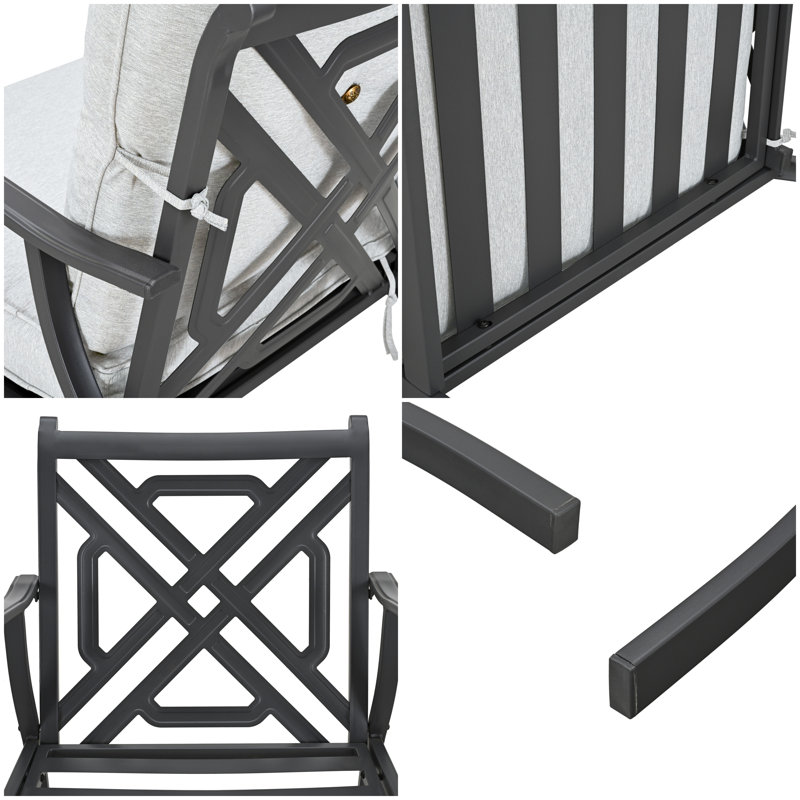 8-Piece conversation set, White