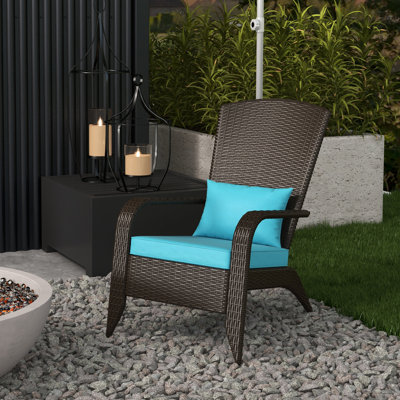 Chaise Adirondack en rotin Olayemi