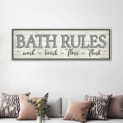 " Bath Rules " by Susie Boyer