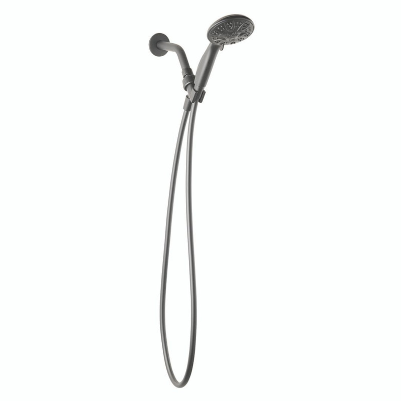 5-setting Handheld Shower Head, Matte Black