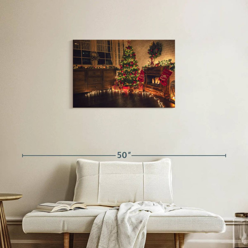 Noël à la maison, H 20 po x l 30 po