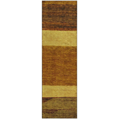 Premium Machine Washable Brennon AMF1624 Stripes Rug