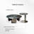 Modern round marble coffee table-112652050