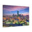 «Dallas Night Skyline», toile d'art à couper le souffle, paysage urbain époustouflant-1152708952