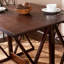 Table de salle à manger à tréteaux Tamaia