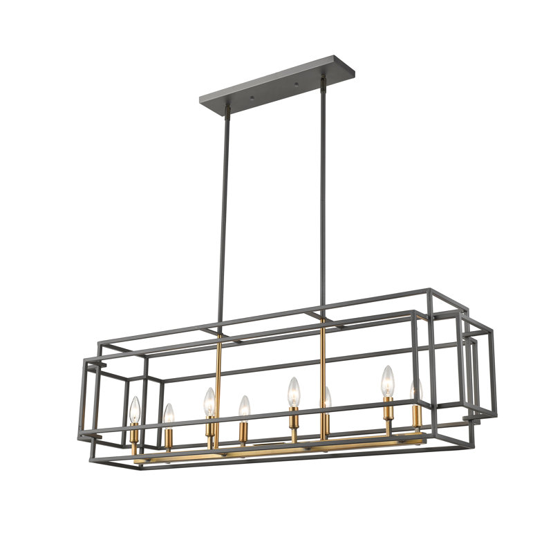 Orona 8 - Light Kitchen Island Pendant, Bronze/Olde Brass