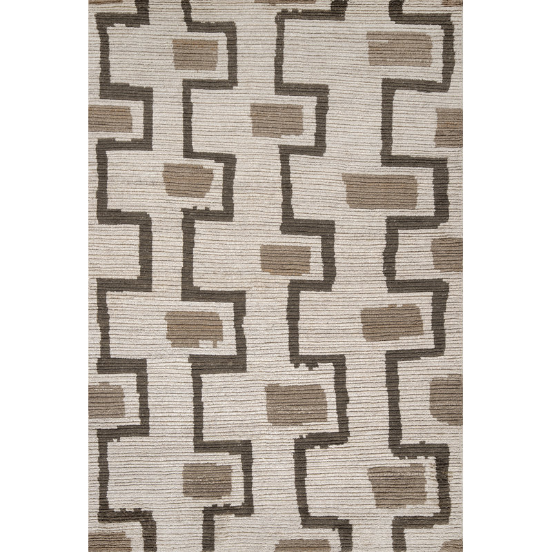 Bariloche Handmade Kilim Wool Area Rug, Rectangle 10' x 14'