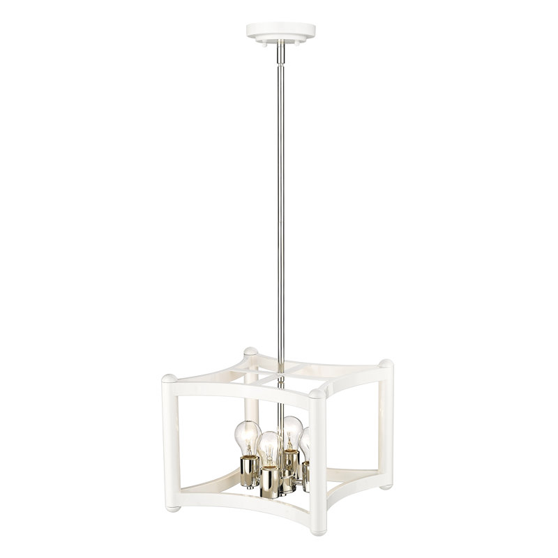 Luminaire suspendu convertible 4 lumières