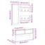 4 Piece Hallway Furniture Set Engineered Wood-393984839
