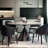 Modern Simple Round Marble Dining Table Sets-105511137
