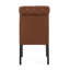 Ensemble de 2 chaises de salle à manger élégantes en cuir polyuréthane, structure en bois robuste et sièges confortables pour tous les décors-1838774806