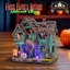 Village zombie d'Halloween, mangeur de chair
