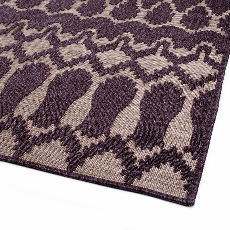Tapis transitionnel rectangulaire, intérieur et extérieur