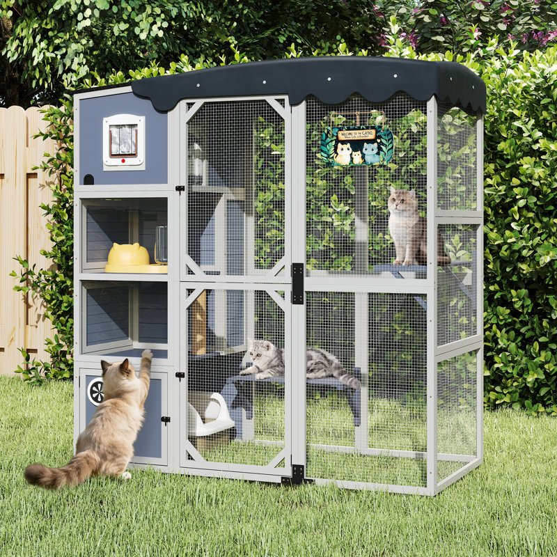 Indoor / Outdoor Cat Cage / Crate
