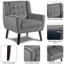 Jaqueze 73.4 Cm Wide Cotton Armchair-1012822210