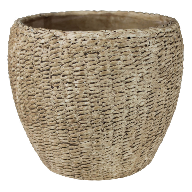 Cachepot, 5" H x 6.25" W x 6.25" D