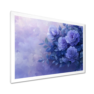 Mauve crépuscule lueur de roses - Art mural roses