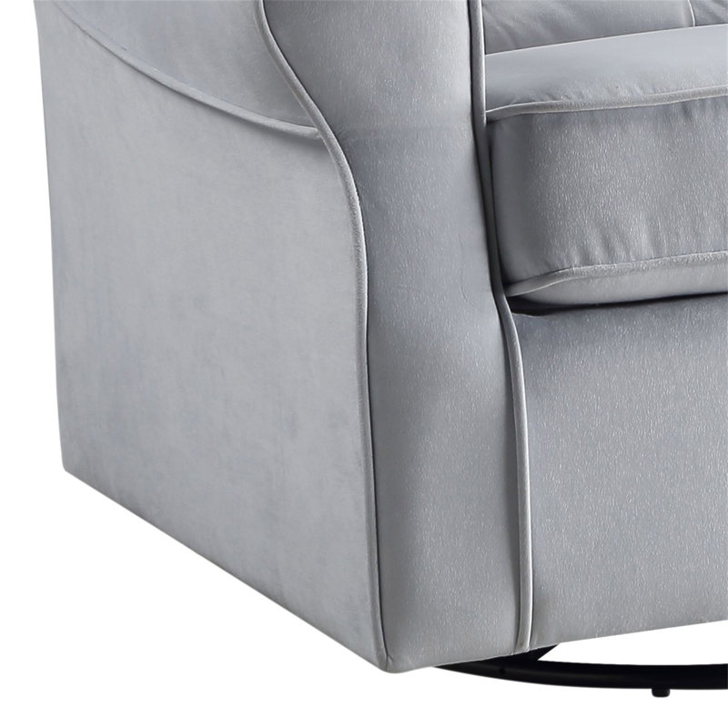 Fauteuil oscillant Zeger, Gris
