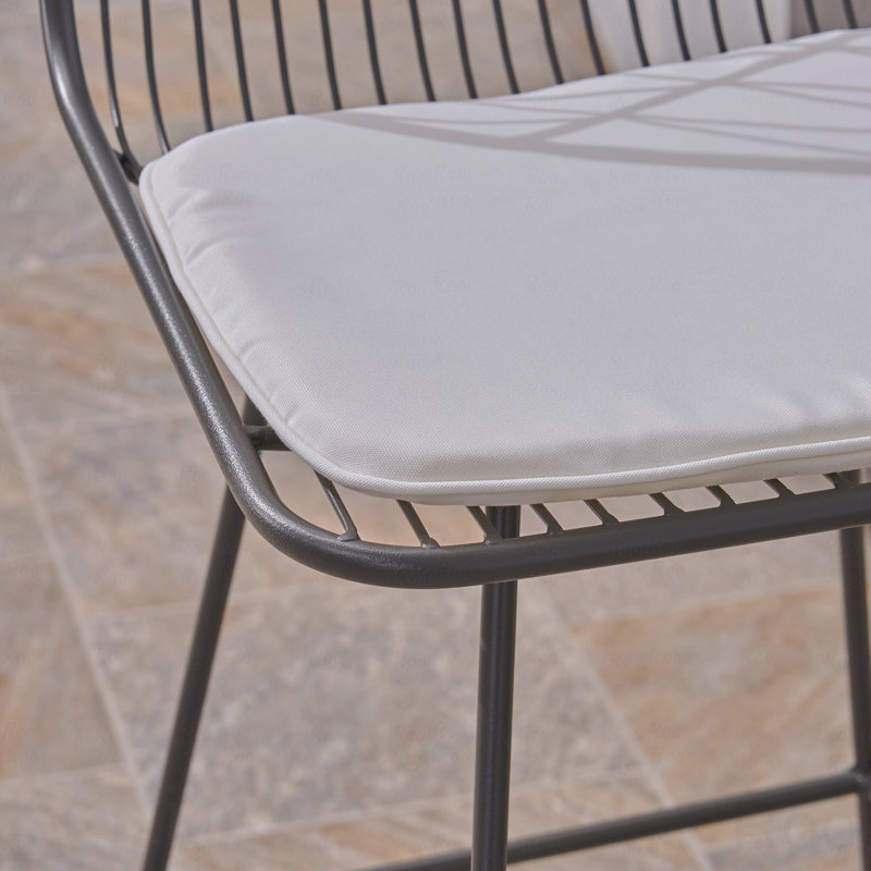 Tabouret de comptoir d'extérieur, Gris