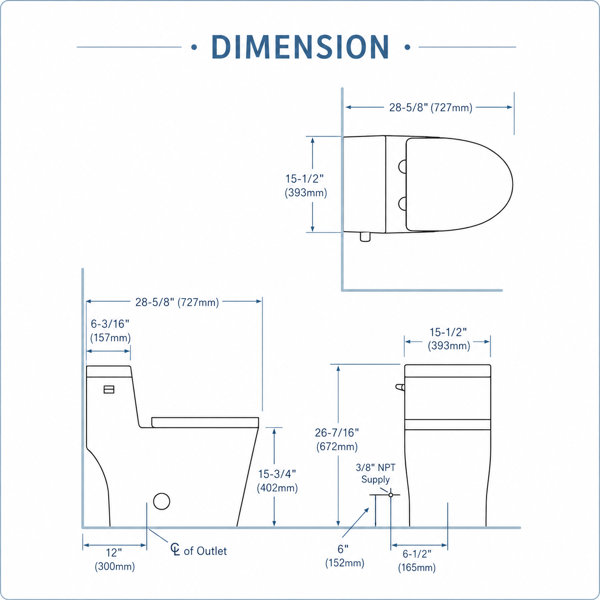 Dimensions du produit
