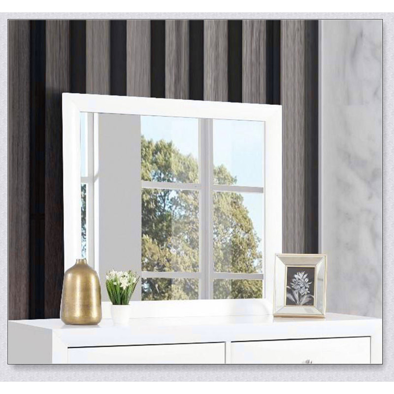 Miroir Glory Furniture Marilla G1570-M, blanc, Blanc