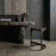 Baxter Stool with Metal Frame-48367380