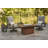 Kenwood Rectangle Polyresin Smokeless Fire Pit Table with Hidden Fuel Tank
