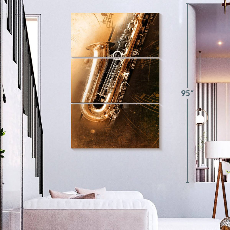 Abarca Saxophone Symphony, 74" H x 48" W