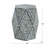 Maverick Hexagon End Table with Diamond Design