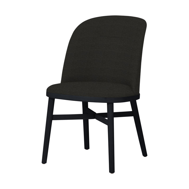 Bund 18'' H Upholstered Dining Chair, Black Oak, Era CSE13