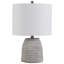 Lampe de table standard grise 20 "Adrien