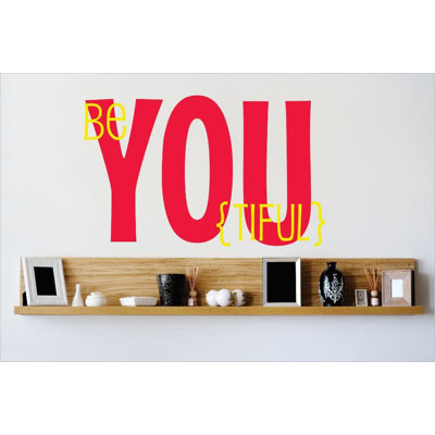 Décalcomanie murale {tiful} be you