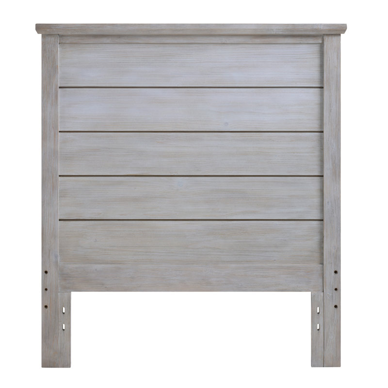 Charetta - Solid Wood Headboard - Twin - Distressed White Finish, Twin