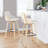 Saltram Upholstered Bar & Counter Stool with Square Footrest (Set of 2)-88309808-88309809-90140855