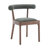 Modern Dining Table Set, Rectangular Dining Table And Upholstered Barrel Back Dining Chair With Solid Wood Frame For Dining Room/Kitchen-116574698-116574701-116975435