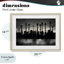 Guitare, paysage urbain, impression encadrée sous verre, conception par CAD Designs-427110103-427110101