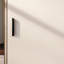 Rajish Modern wardrobe with 4 doors, 4 drawers, mirror, clothing rail and shelves, engineered wood, warm oak decor/beige, 205.9 cm W x 200.1 cm H x 52.7 cm D