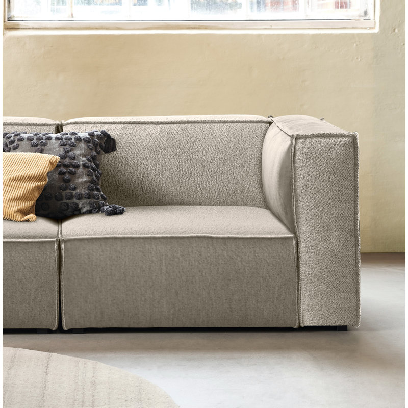 Fauteuil l 44,09 po Shonnard, Boucle performance taupe