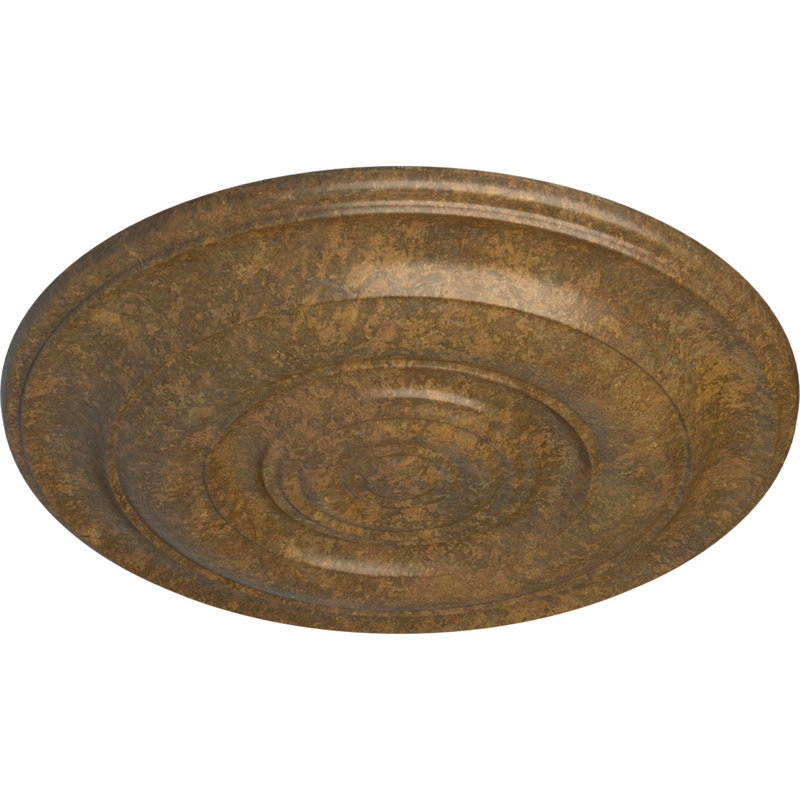 Médaillon de plafond Niobe 18 "x P 1 1/2" (convient aux auvents jusqu'à 8 5/8 "), Bronze huilé