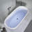 65'' x 30'' Freestanding Soaking Tub  Stand Alone Acrylic Bathtub with Center Drain-93365308