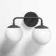 Kobie 2 Light Frosted Dimmable Vanity Light