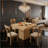 Square Kitchen Dinner Table,Modern Dining Table