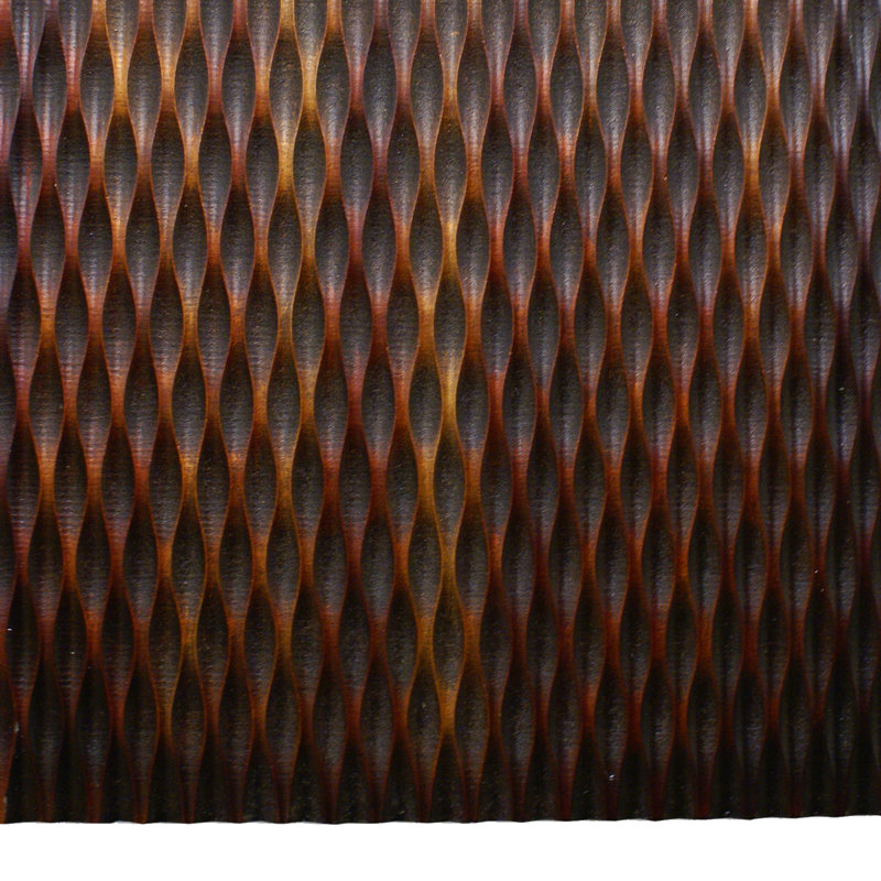 Art mural carré aspect bois brut, Argent, H 36 po x l 36 po x P 1 po