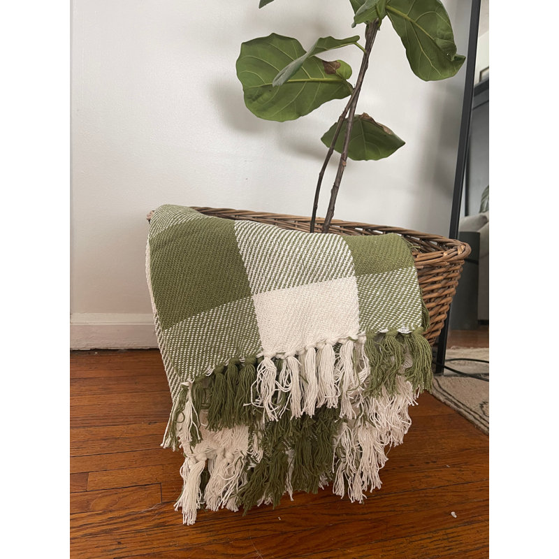 Jacquard Trenton afghan, Sauge