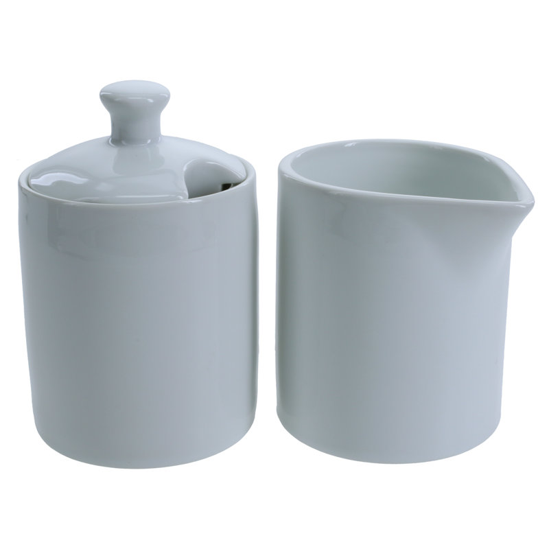 Urban Sugar And Creamer Set, White