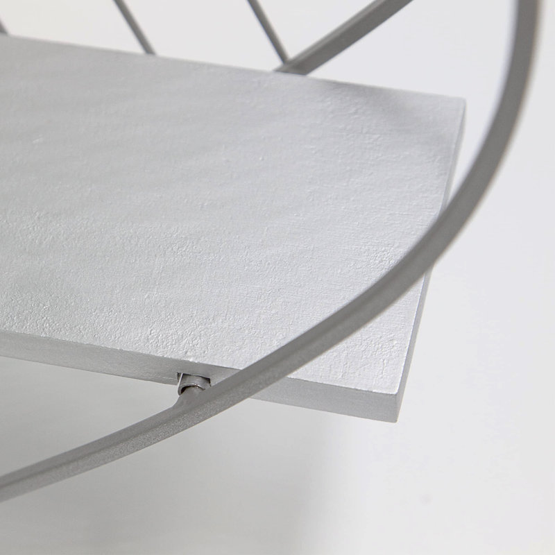 Averyl Metal Floating Shelf, Grey