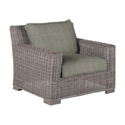 Rustic Woven Lounge Chair
